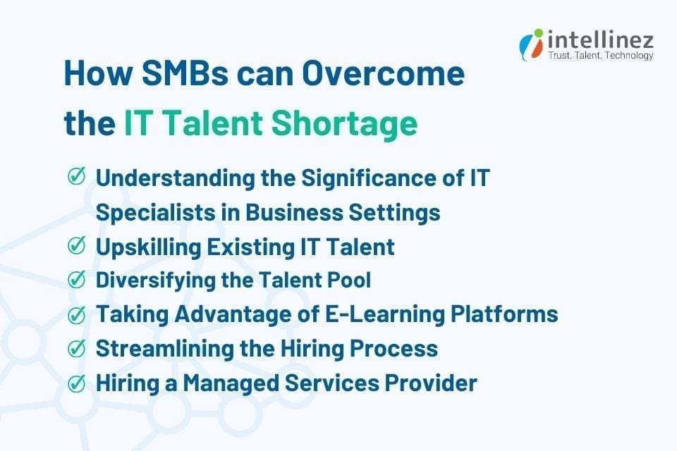 Overcoming the IT Talent Shortage: 6 Strategies for SMBs Success 2 IT Talent Shortage