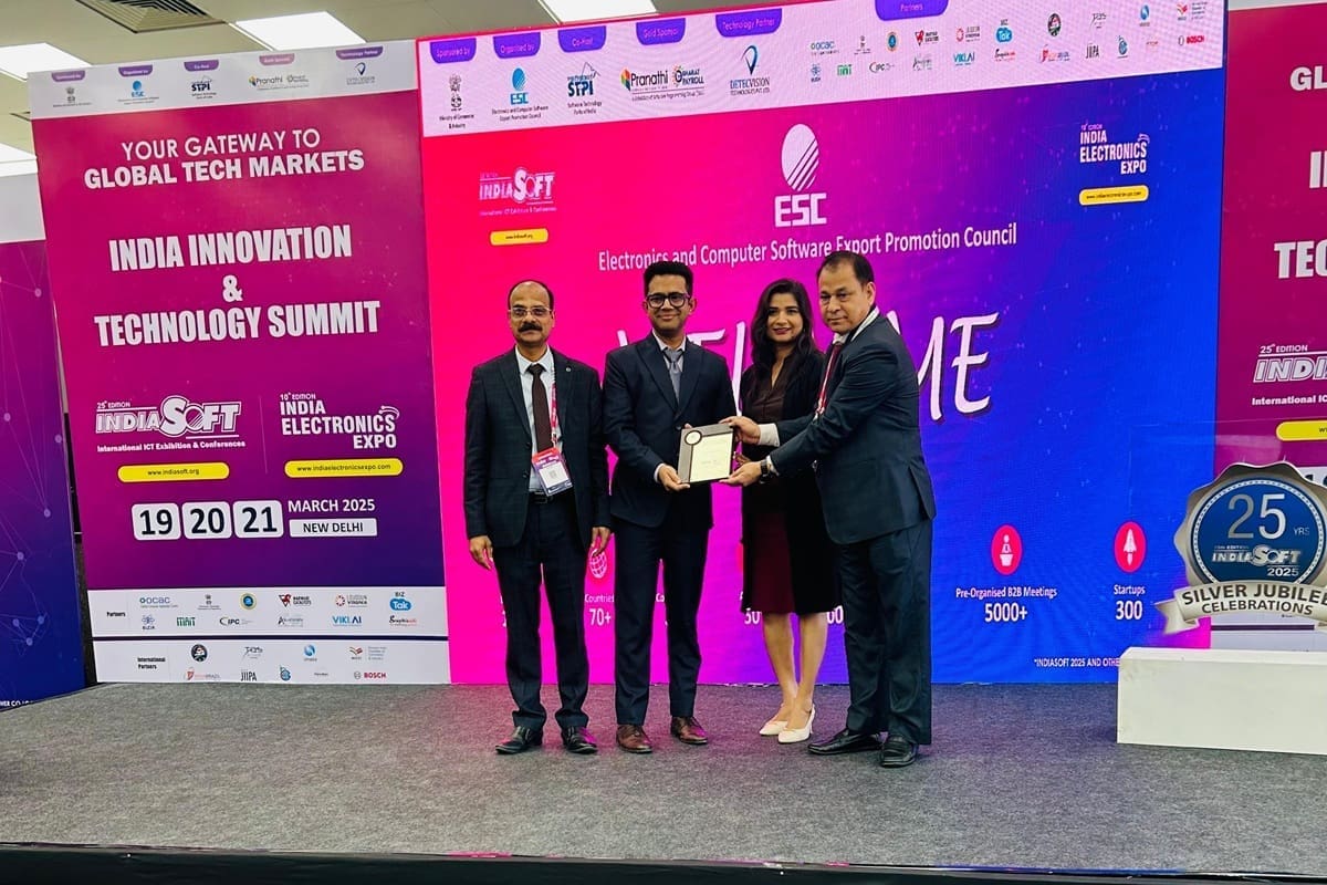 A Transformative Showcase at IndiaSoft 2025 and Bagging the NASSCOM SME Inspire Award 3 Intellinez at IndiaSoft 2025